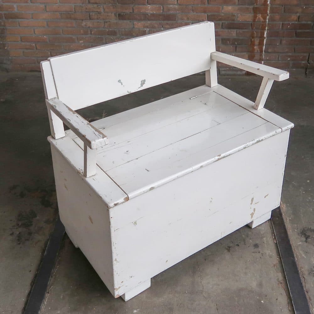 Brocante klepbankje - Afbeelding 3