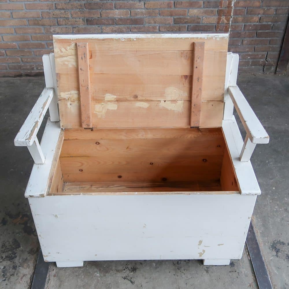 Brocante klepbankje - Afbeelding 4