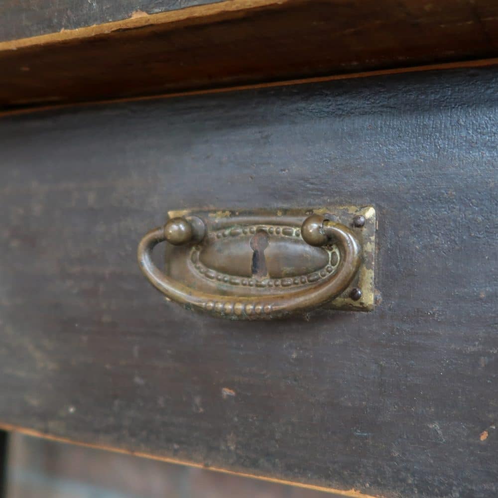 Brocante kaptafel met lades - Afbeelding 11