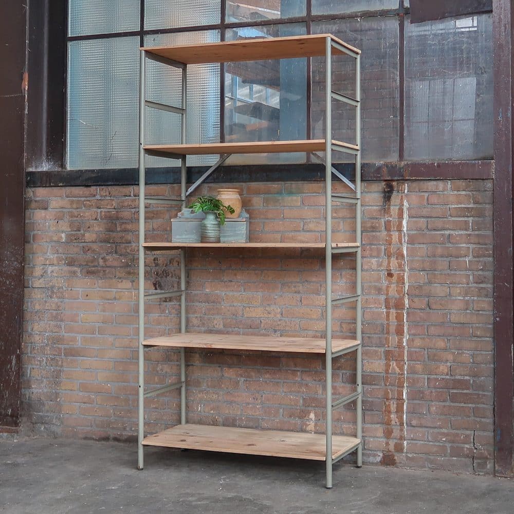 Stellingkast met metalen frame - Afbeelding 2