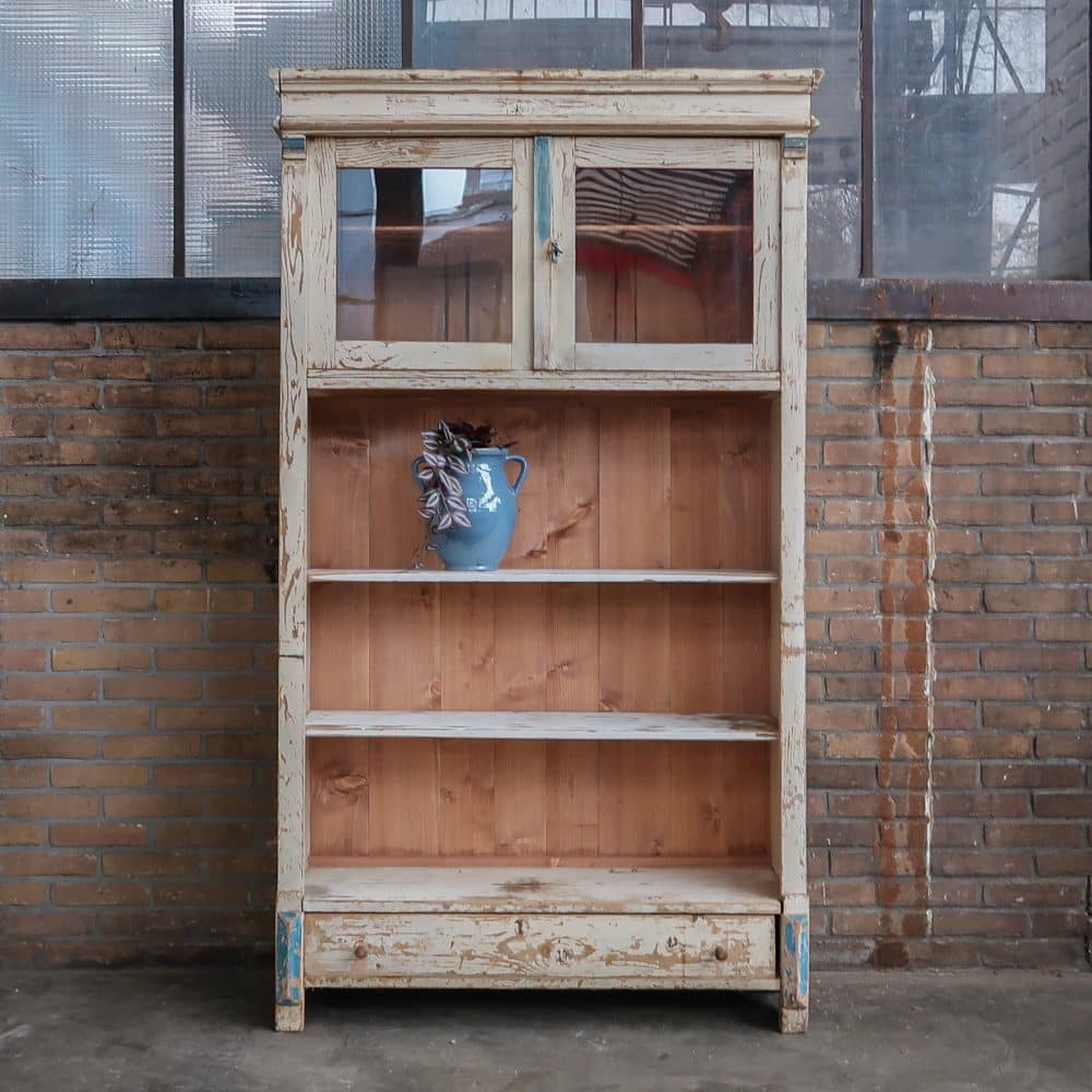 Brocante boekenkast - Afbeelding 2