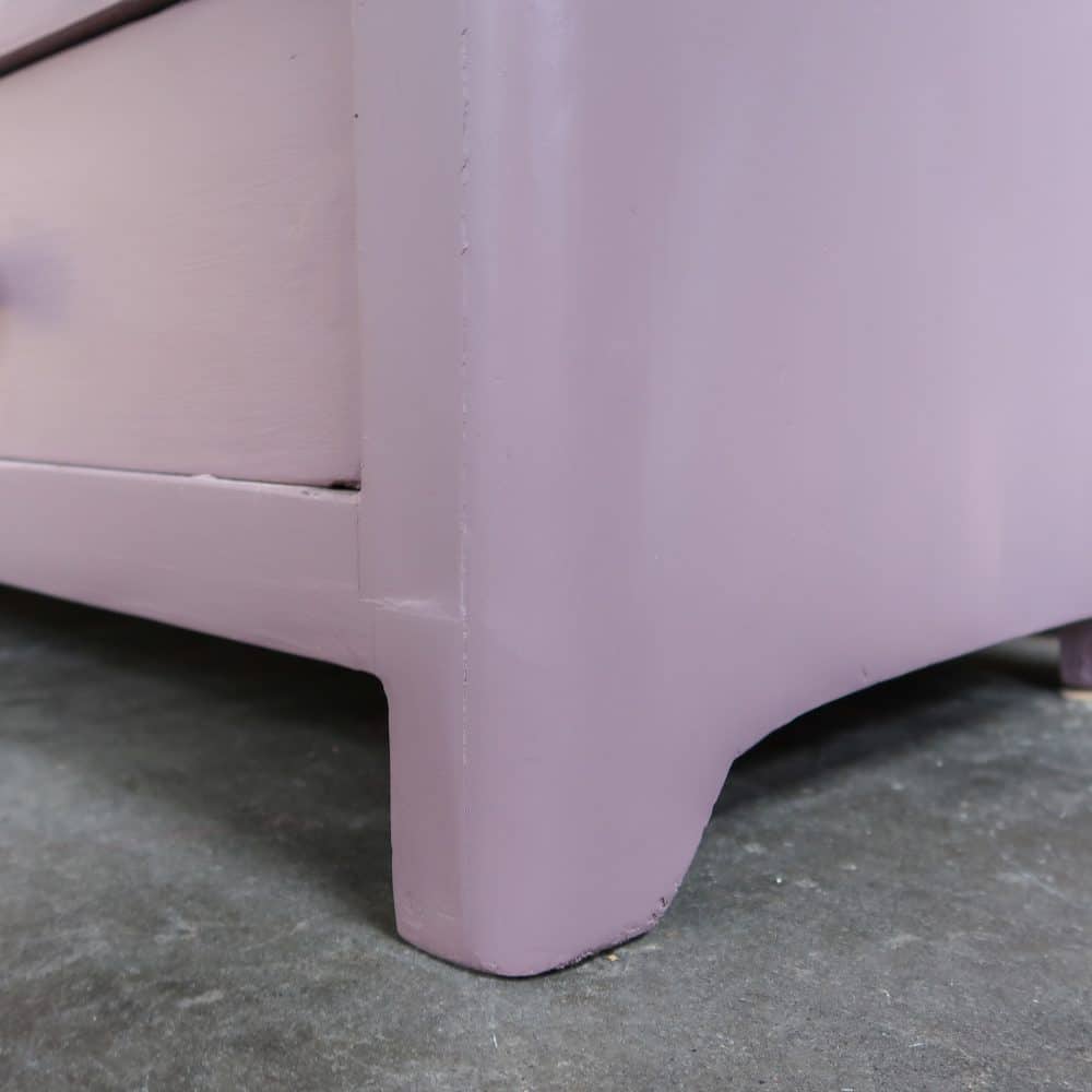 Brocante oud roze linnenkast - Afbeelding 10