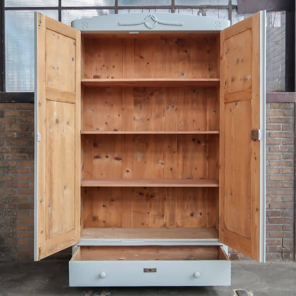 Brocante linnenkast - Afbeelding 3