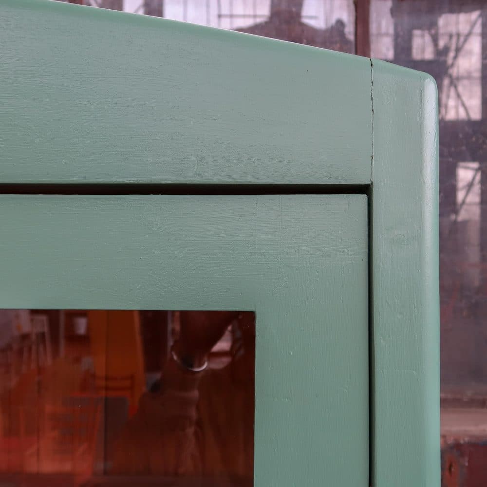 Brocante groene kast - Afbeelding 5