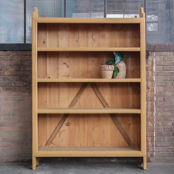 Brocante open boekenkast