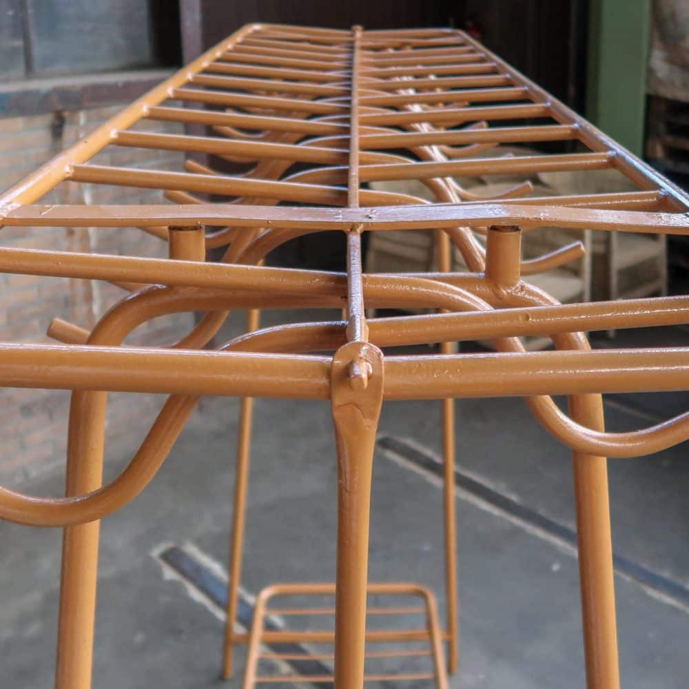 Vintage metalen kledingrekken - Afbeelding 2