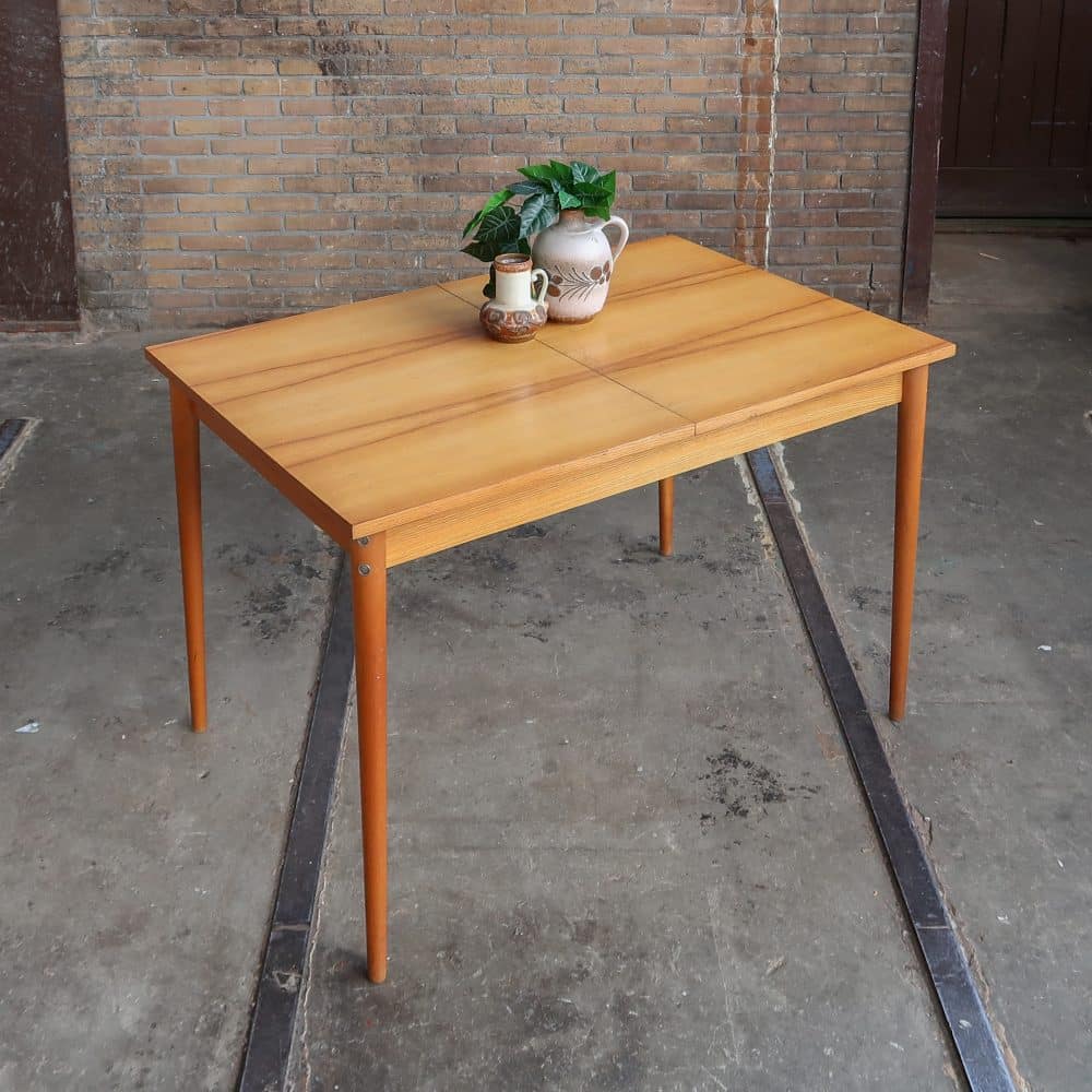Vintage tafel - uitschuifbaar - Afbeelding 2
