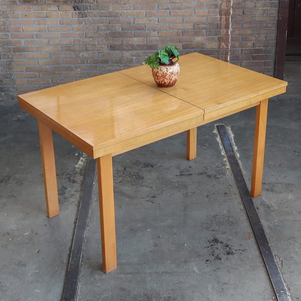 Vintage tafel - uitschuifbaar - Afbeelding 2