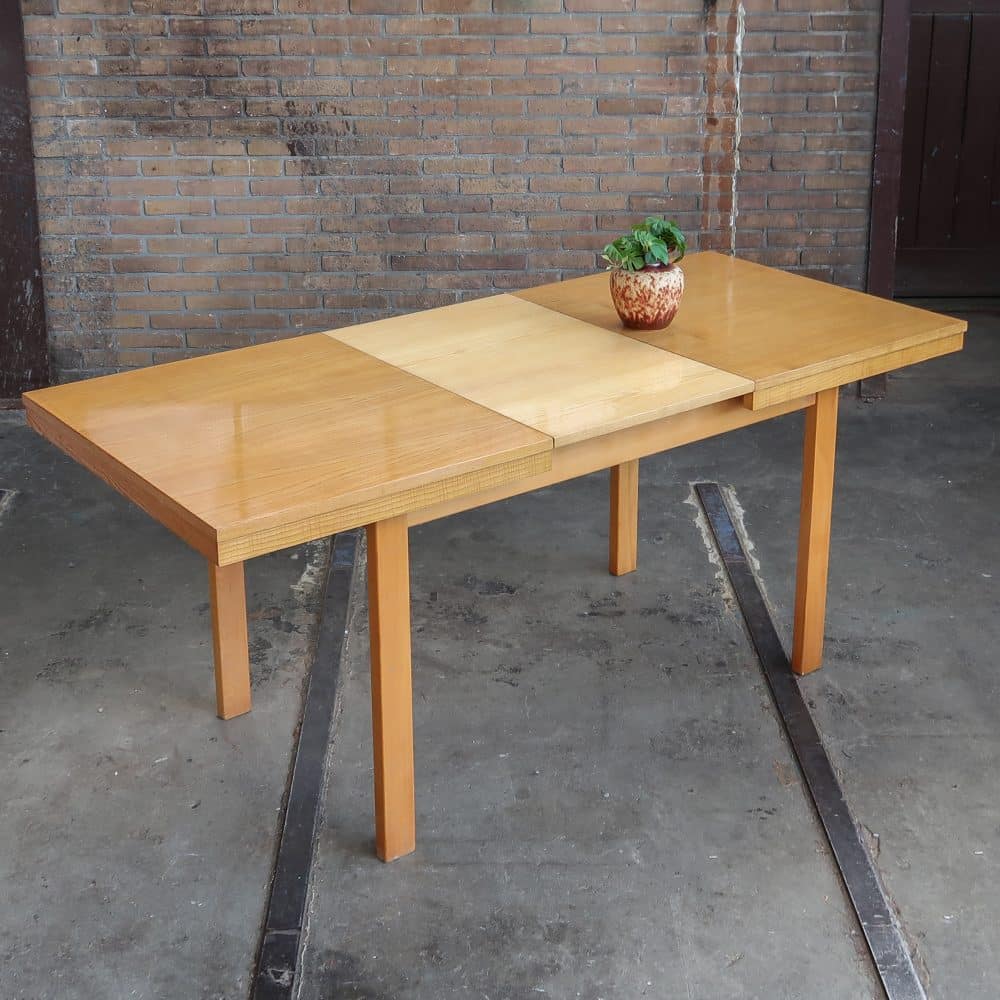 Vintage tafel - uitschuifbaar - Afbeelding 6