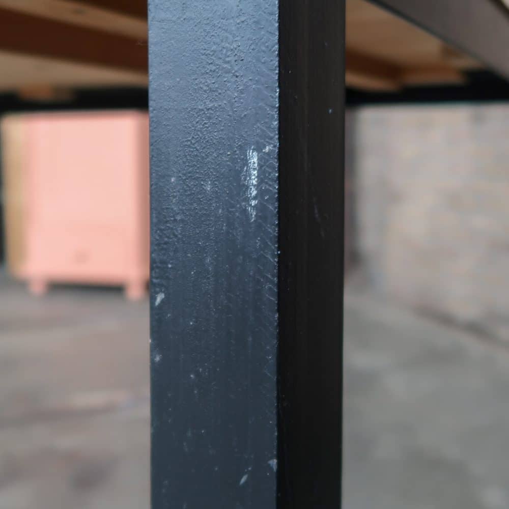 Houten eettafel met zwarte poten - Afbeelding 10