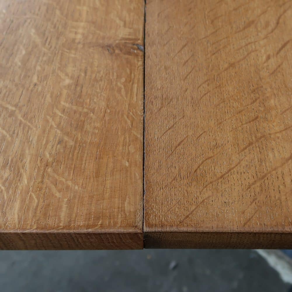 Houten eettafel met zwarte poten - Afbeelding 7