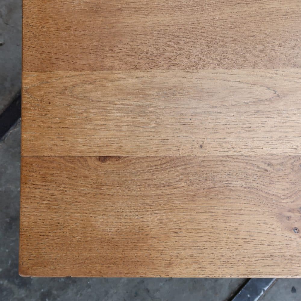 Houten eettafel met zwarte poten - Afbeelding 6