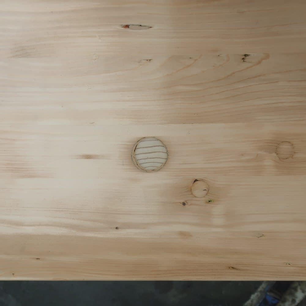 Brocante tafeltje met uitschuifbare plank - Afbeelding 8