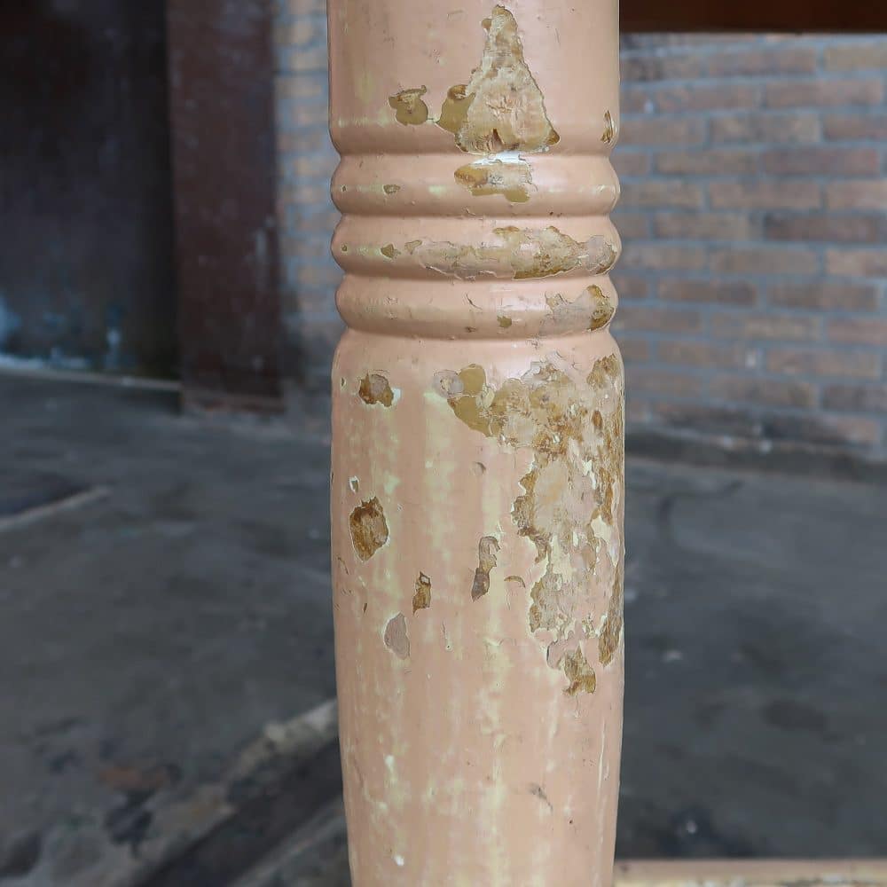 Brocante tafeltje met lade - Afbeelding 8