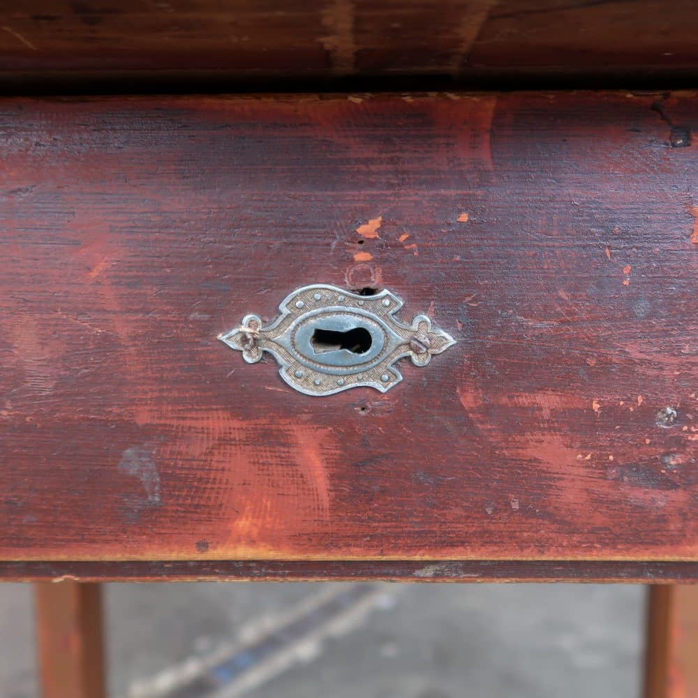 Brocante bureautje met lade - Afbeelding 9