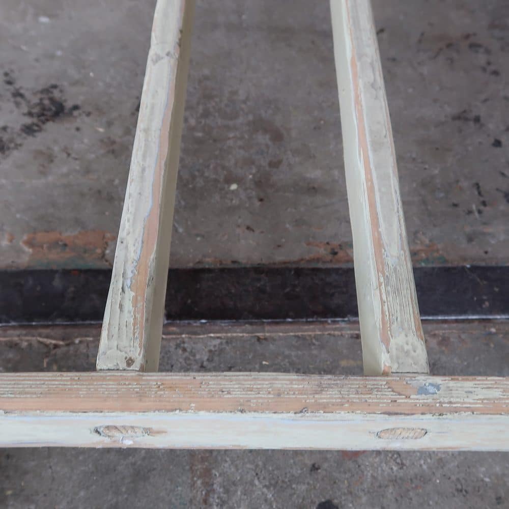 Brocante tafeltje met uitschuifbare plank - Afbeelding 9