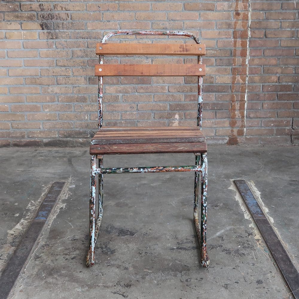 Brocante tuinstoel - Afbeelding 2