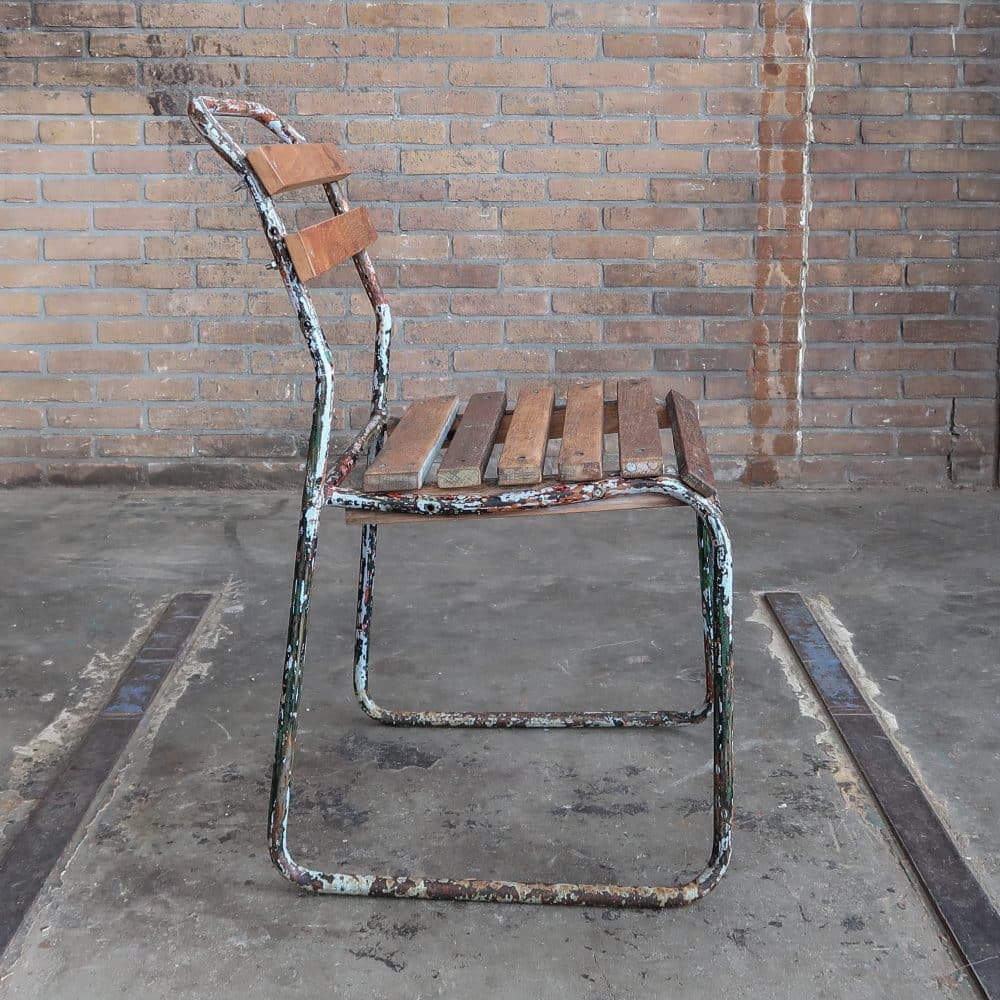 Brocante tuinstoel - Afbeelding 3