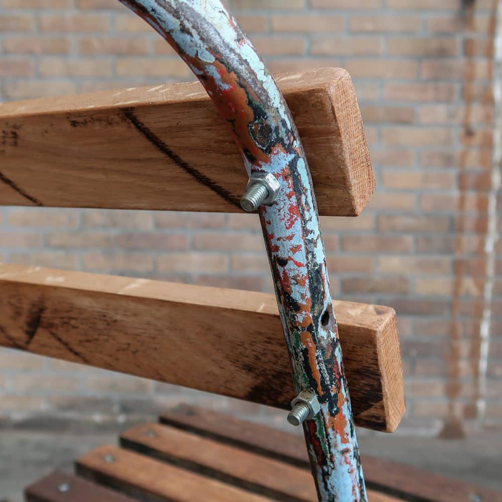 Brocante tuinstoel - Afbeelding 11