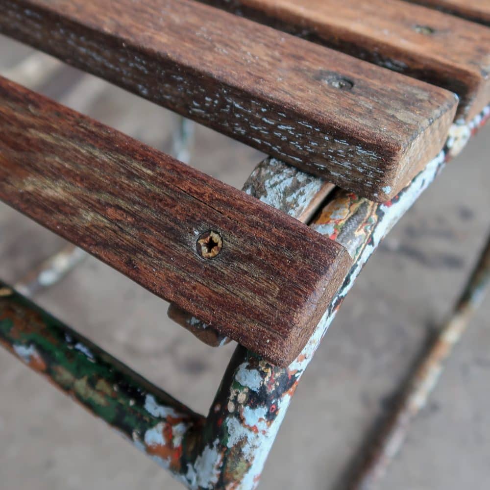 Brocante tuinstoel - Afbeelding 5