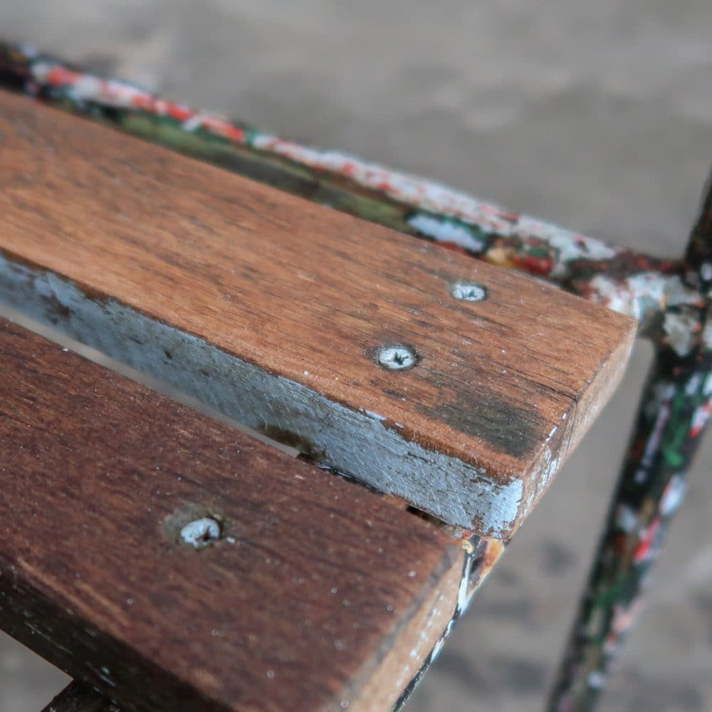 Brocante tuinstoel - Afbeelding 7