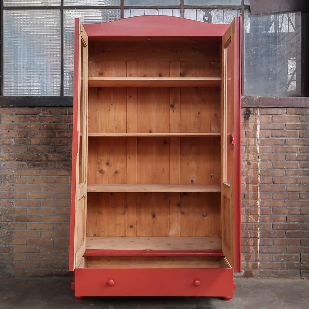 Brocante vitrinekast - Afbeelding 3