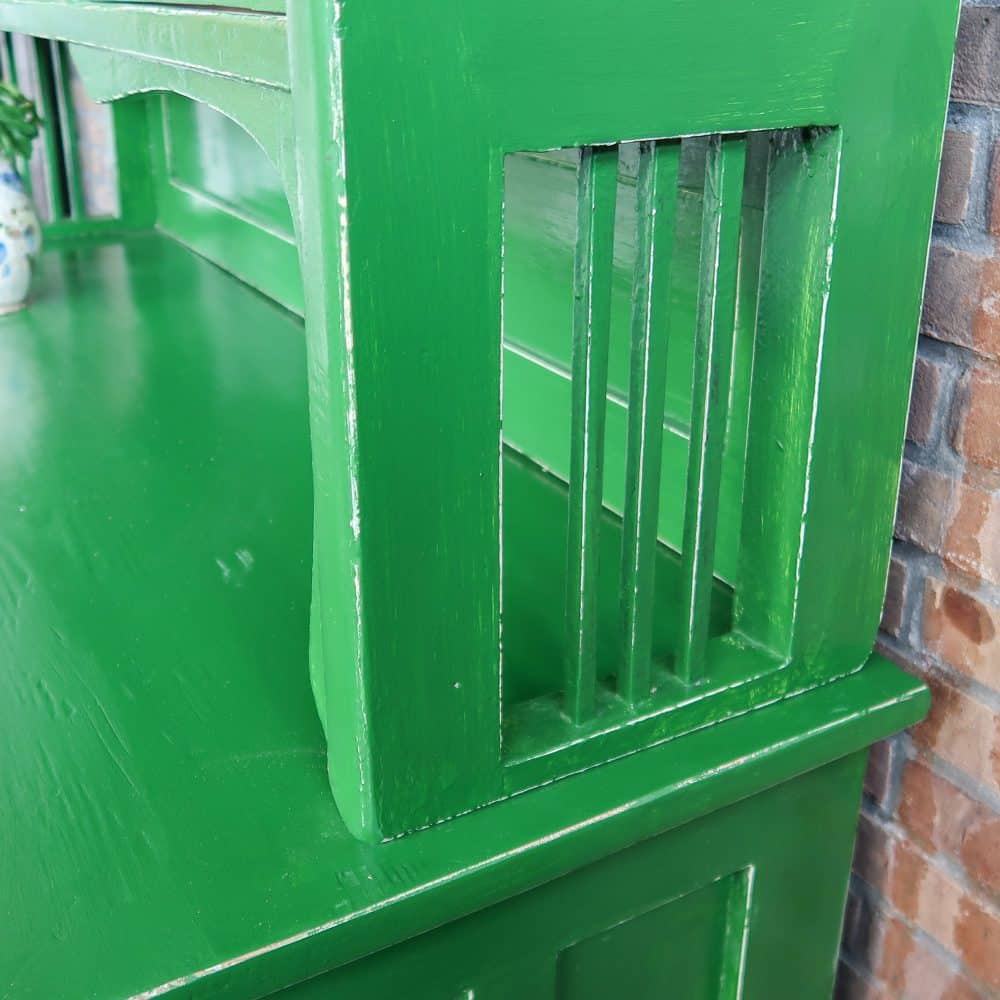 Groene brocante buffetkast - Afbeelding 6