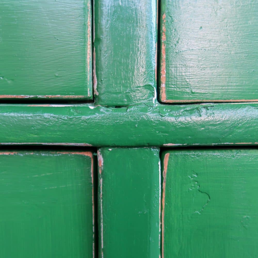 Groene brocante buffetkast - Afbeelding 11