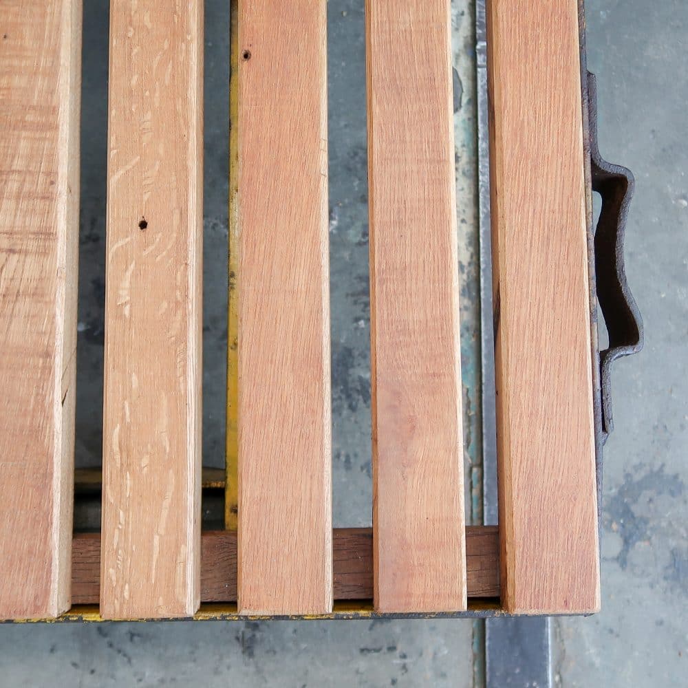 Industriële kar - salontafel - Afbeelding 5