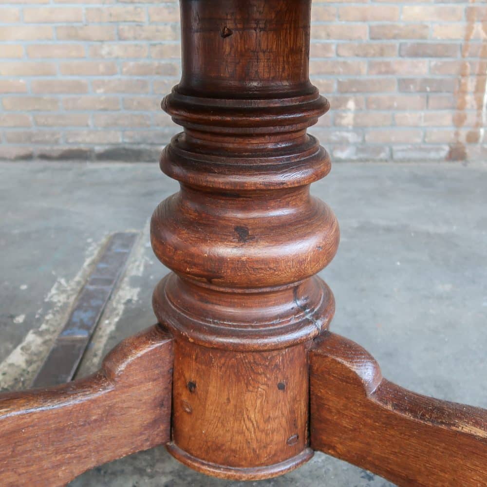 Antieke ovale tafel - Afbeelding 4