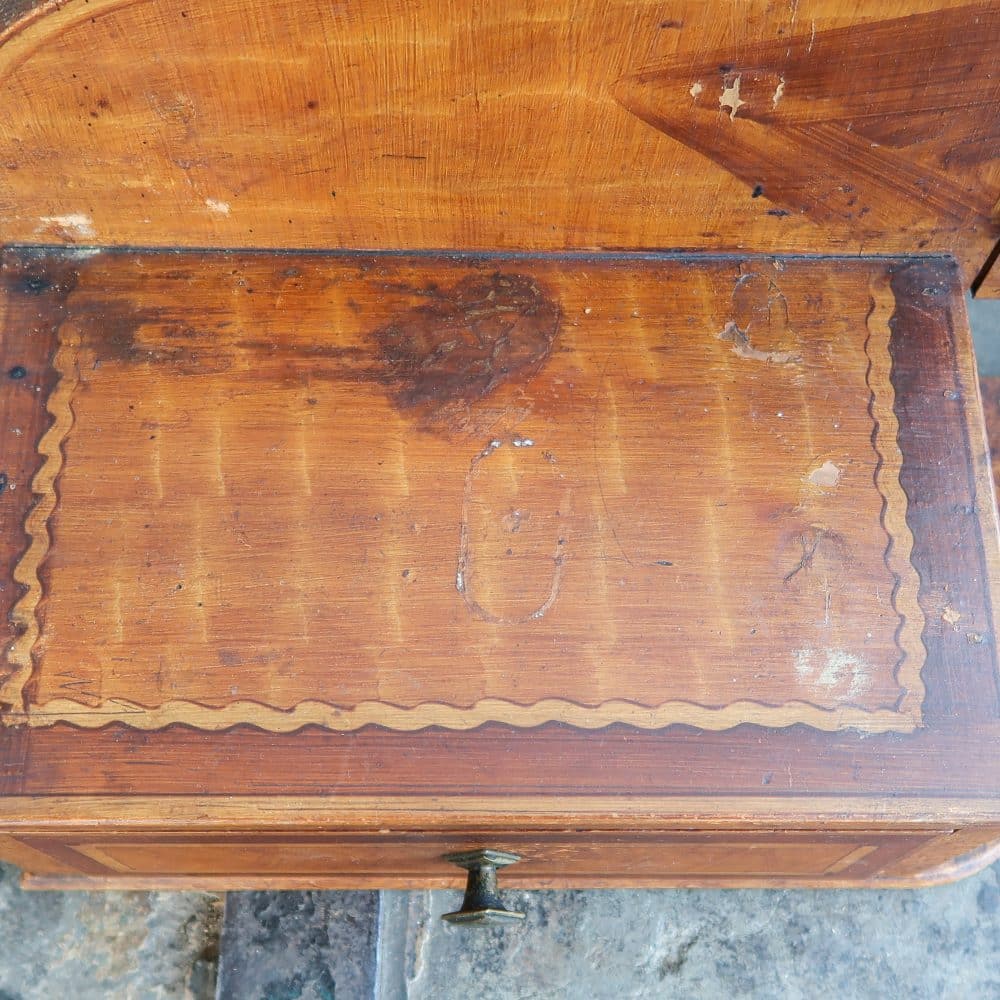 Vintage spiegel met lades - Afbeelding 3