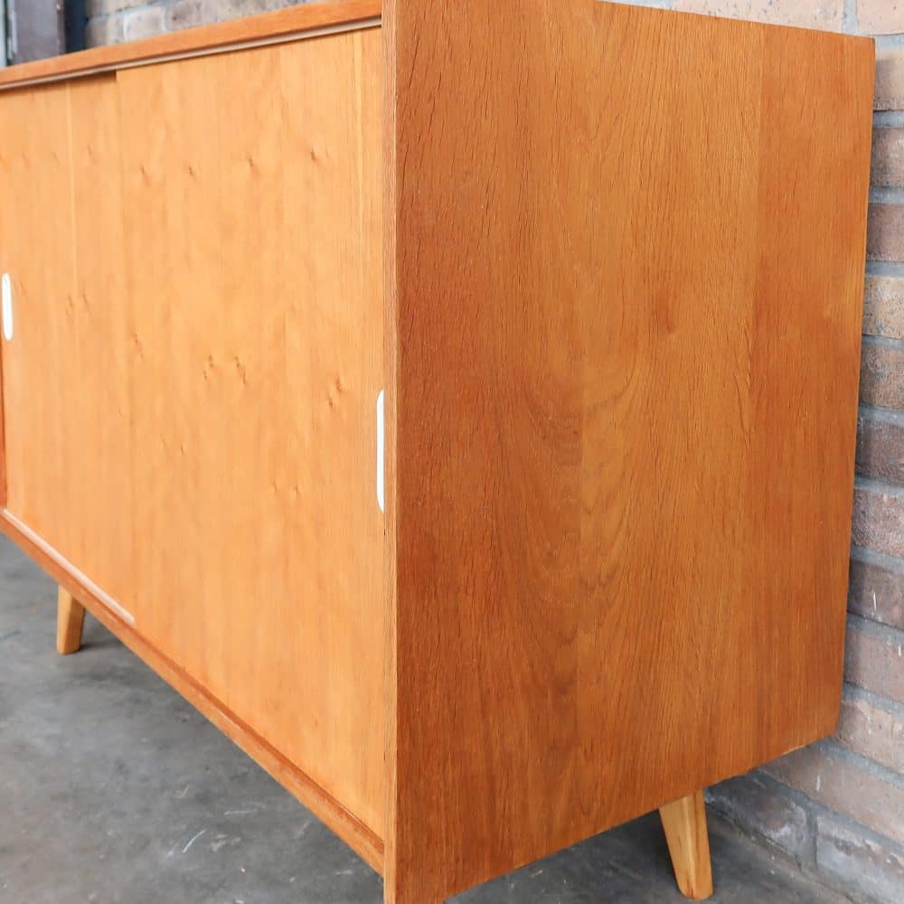 Vintage dressoir met schuifdeuren - Afbeelding 5
