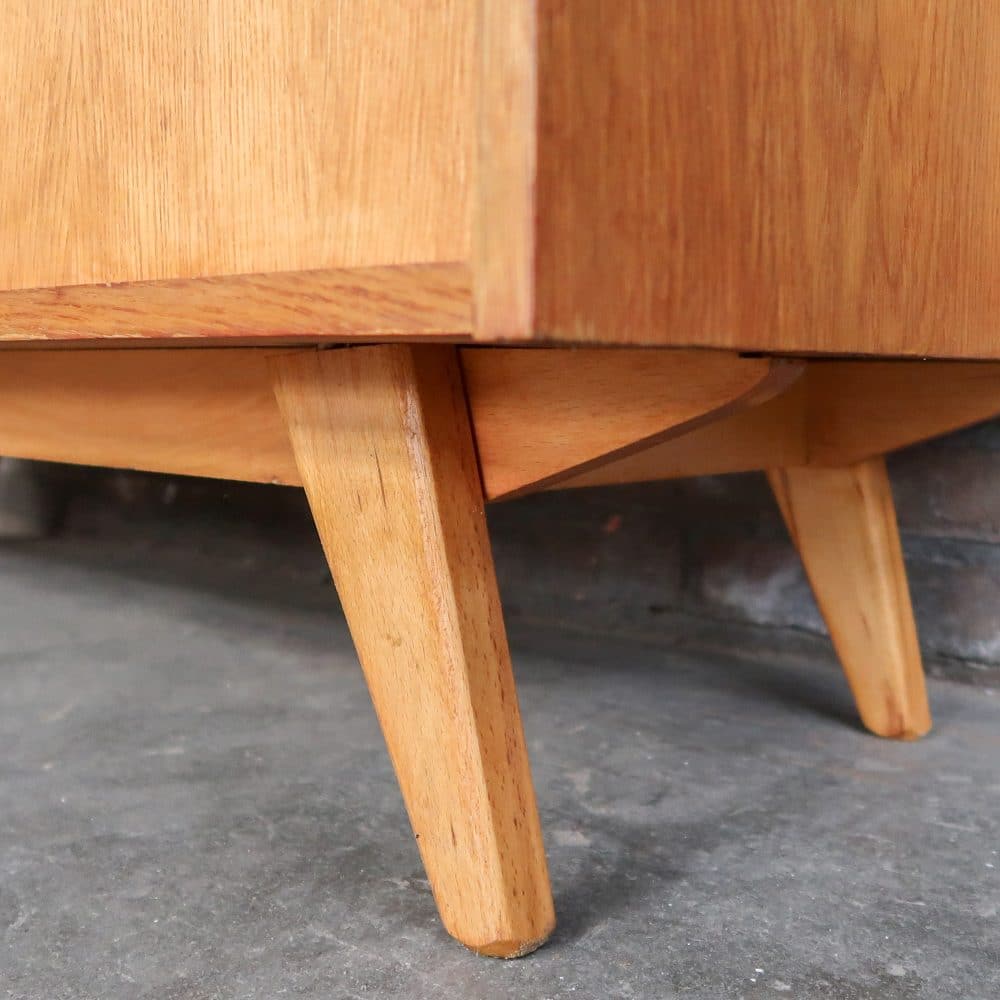 Vintage dressoir met schuifdeuren - Afbeelding 7
