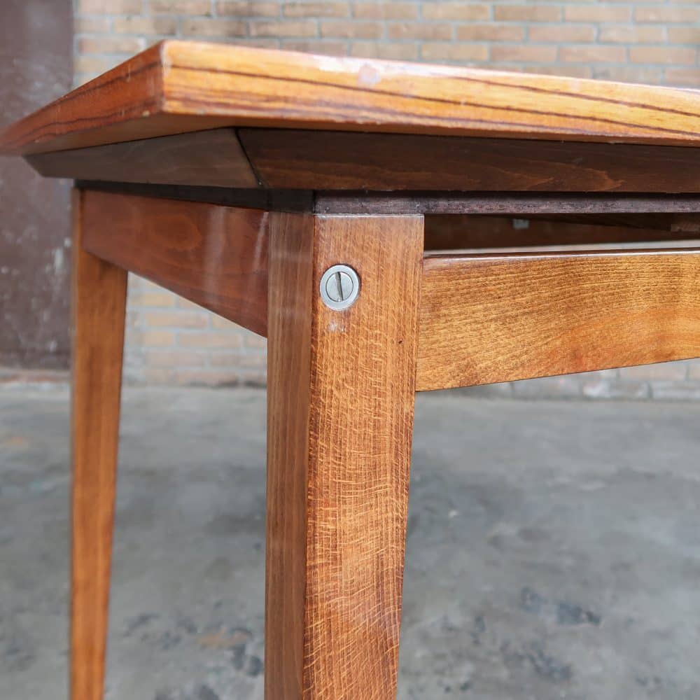 Vintage tafel - uitschuifbaar - Afbeelding 8