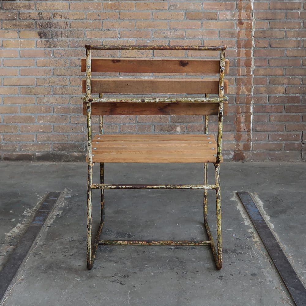 Brocante tuinstoel - Afbeelding 4