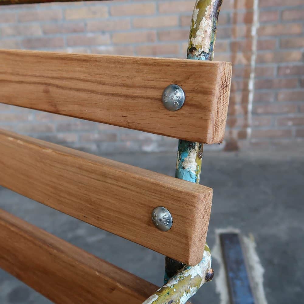 Brocante tuinstoel - Afbeelding 5
