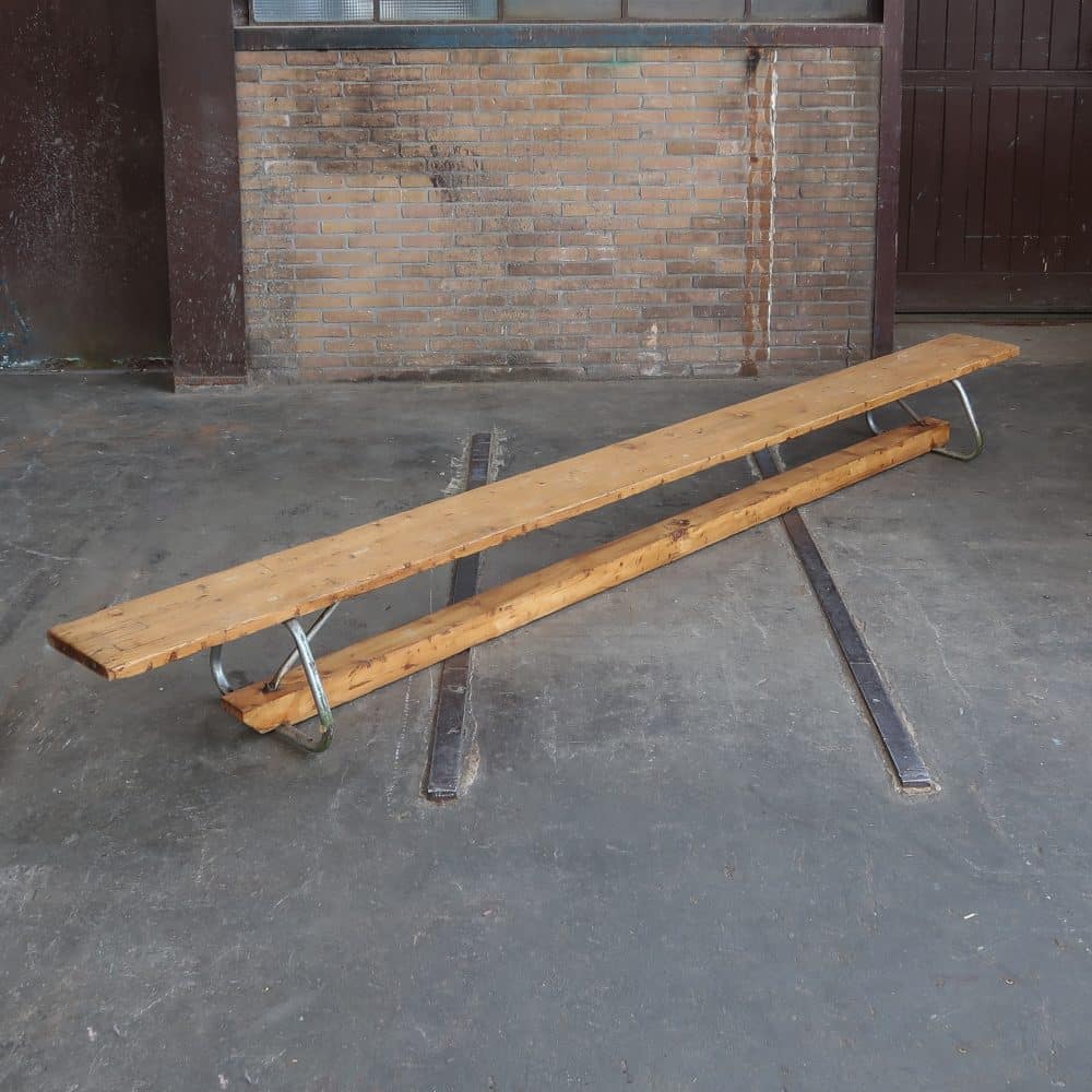 Grote vintage gymbank - Afbeelding 2