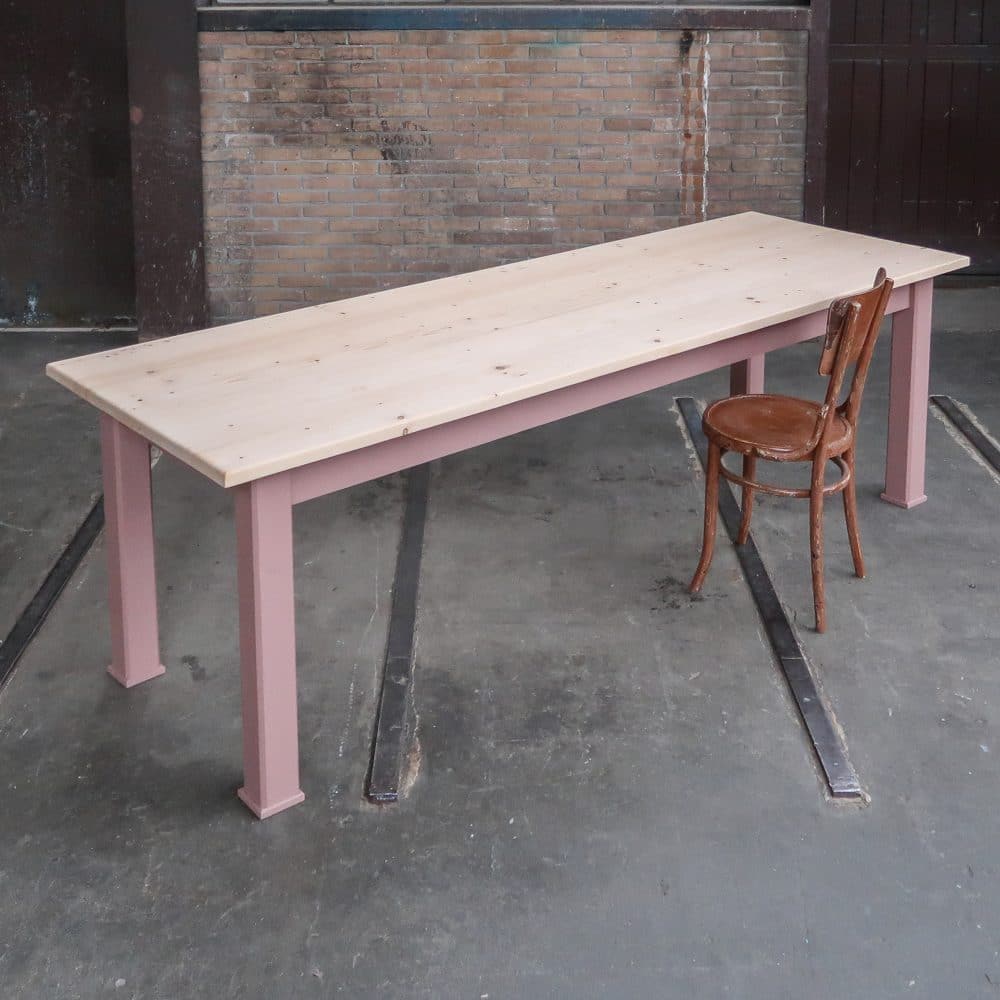 Houten tafel - Afbeelding 2