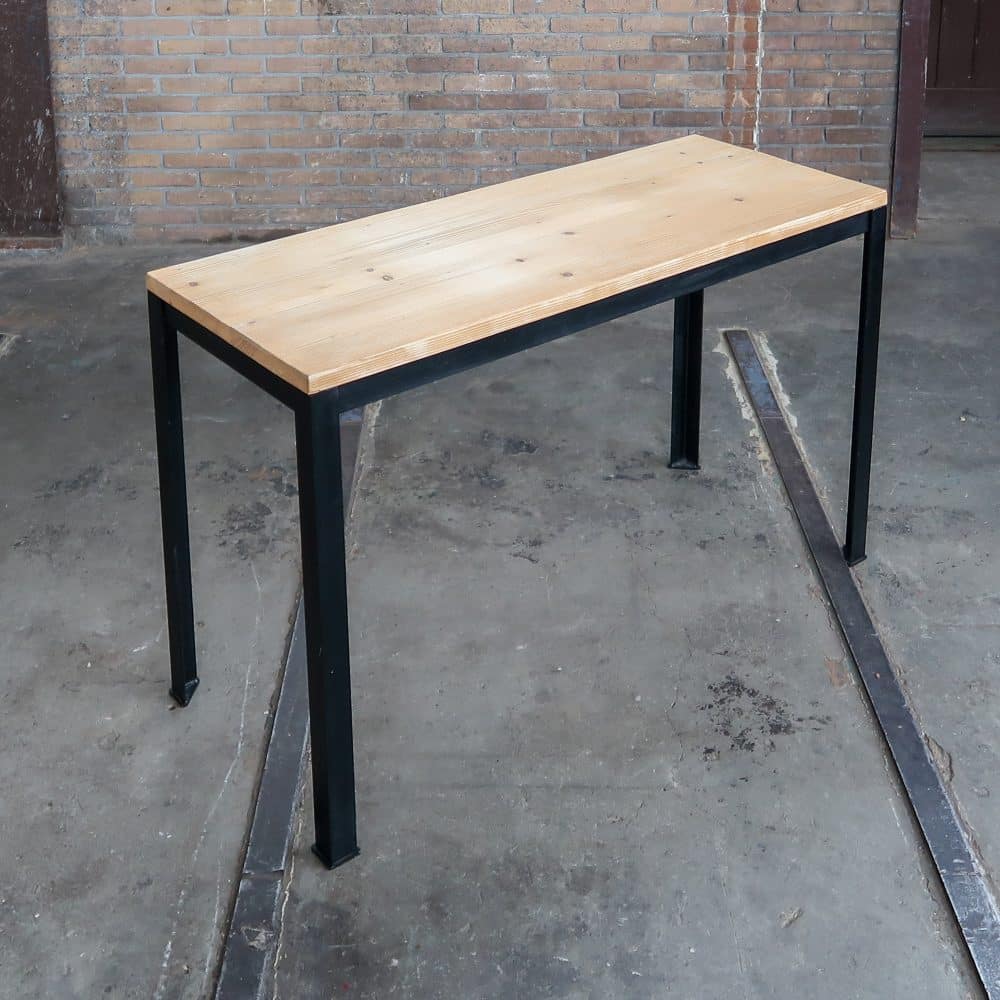 Tafel met metalen onderstel - Afbeelding 2