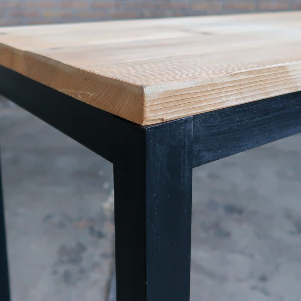 Tafel met metalen onderstel - Afbeelding 4