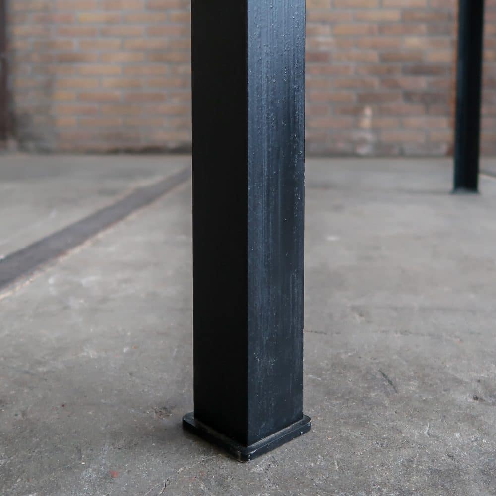Tafel met metalen onderstel - Afbeelding 6