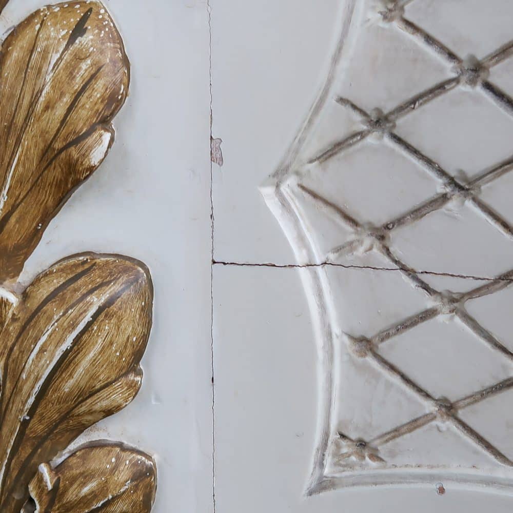 Antieke Rococo bloementafel - Afbeelding 13