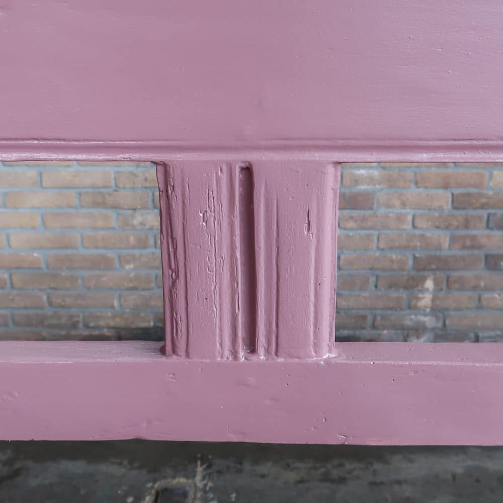 Brocante houten klepbank - Afbeelding 6