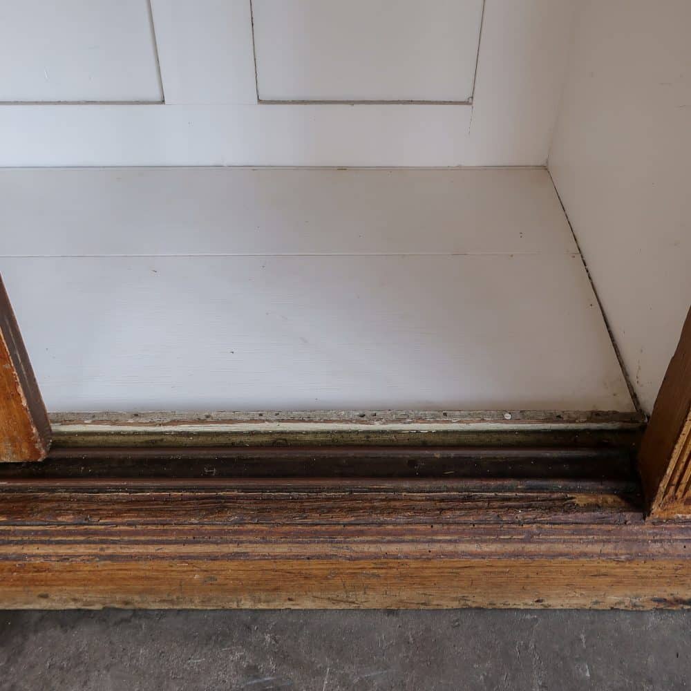Antieke kast met schuifdeuren - Afbeelding 5