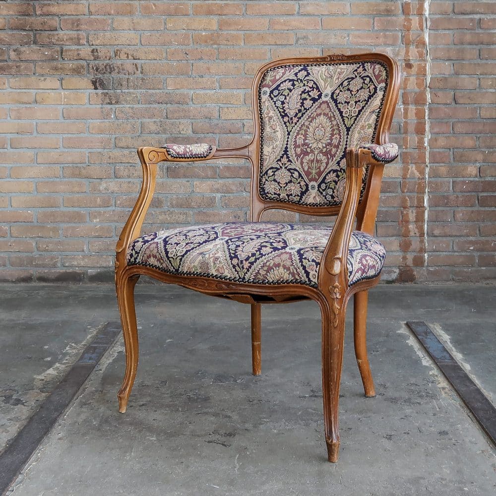 Vintage Louis XV stoel