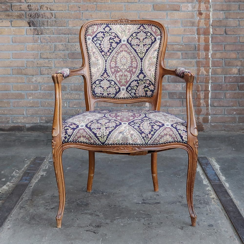 Vintage Louis XV stoel - Afbeelding 2