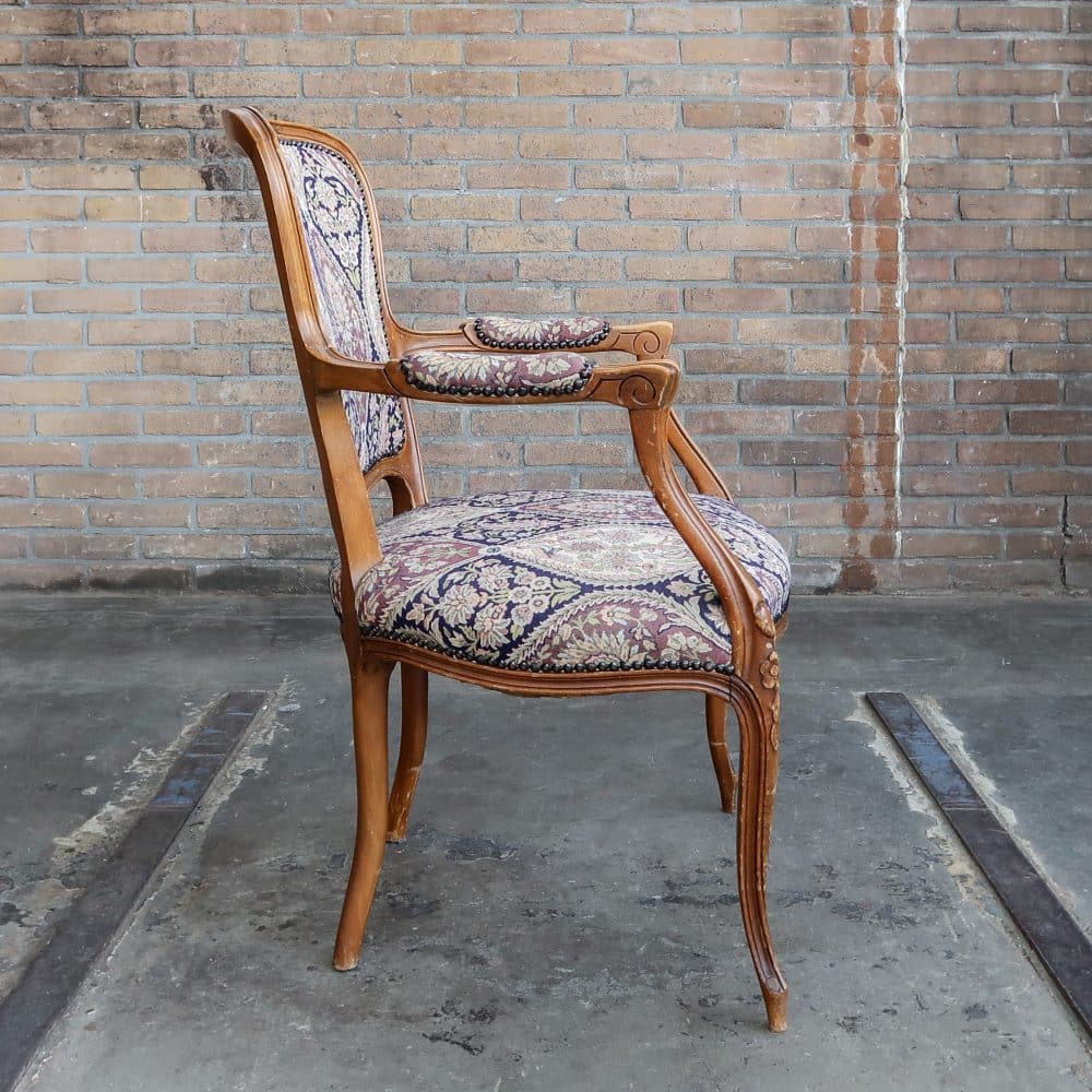 Vintage Louis XV stoel - Afbeelding 3