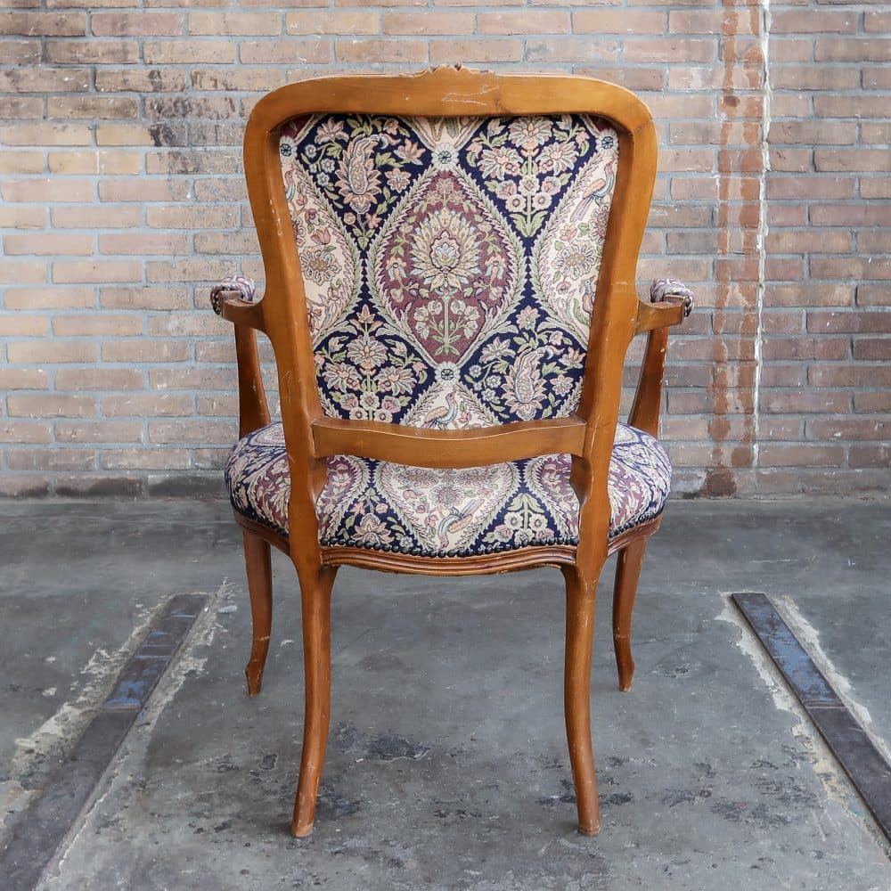 Vintage Louis XV stoel - Afbeelding 4