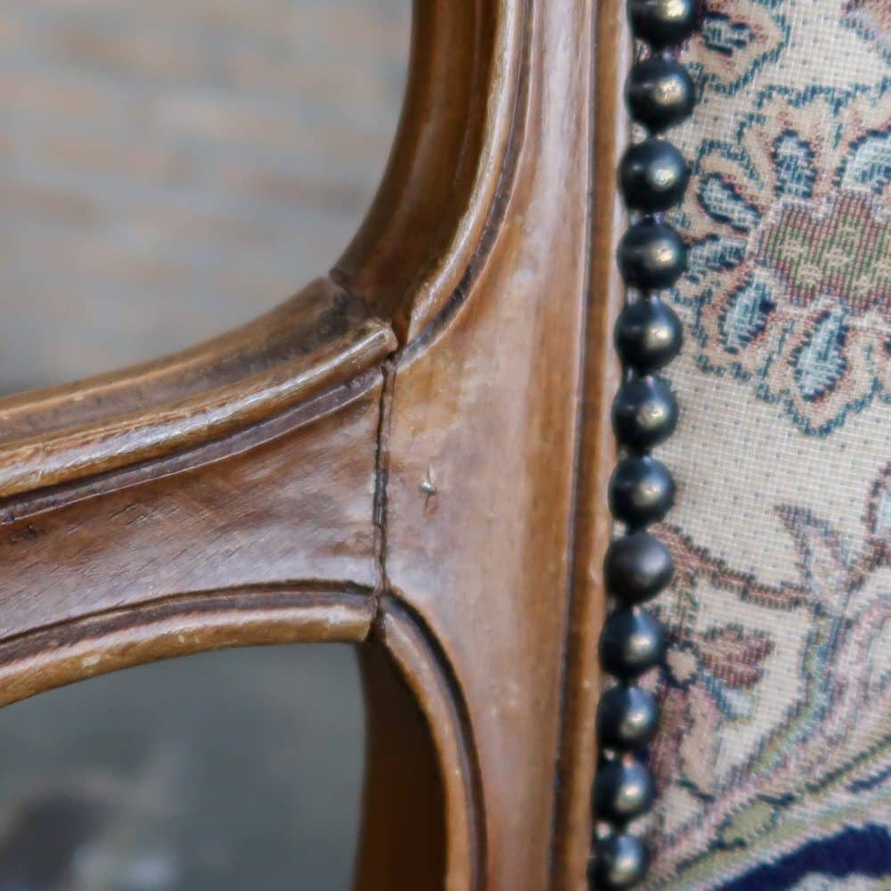 Vintage Louis XV stoel - Afbeelding 8