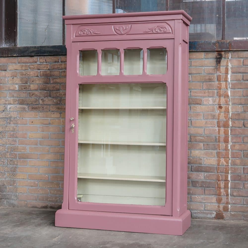 Brocante vitrinekast - Afbeelding 2